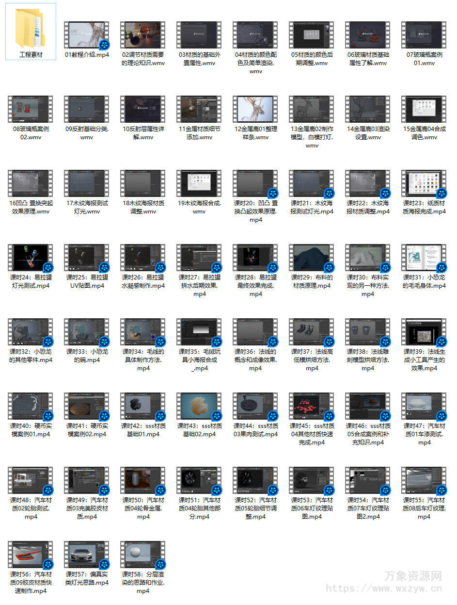 【doyoudo】小莫C4D上部+下部出神入化的材质原理【全套完整有素材】