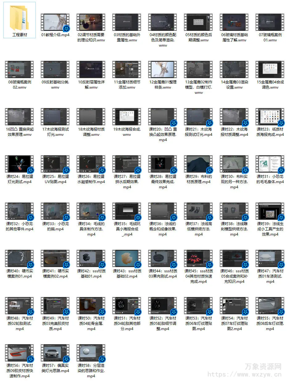 【doyoudo】小莫C4D上部+下部出神入化的材质原理【全套完整有素材】