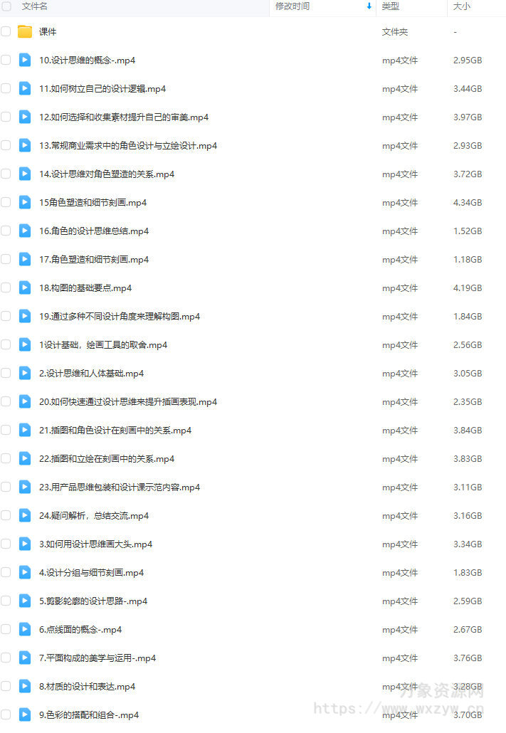霜蓝角色设计与插画基础第3期2023年结课【画质不错有课件没笔刷】