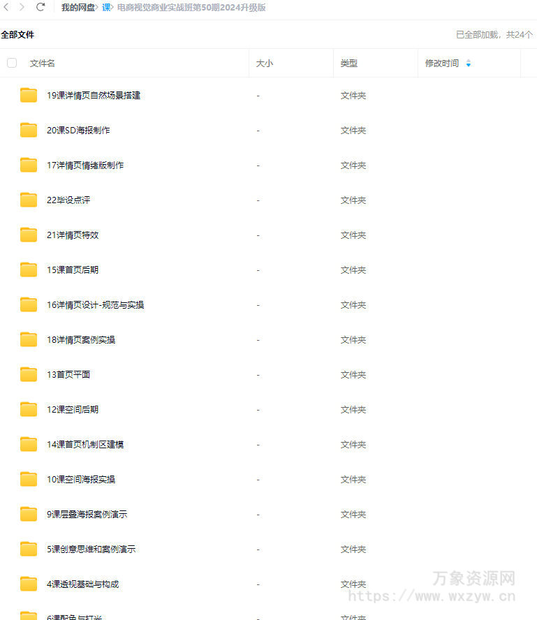 杰视帮电商视觉商业实战班第50期2024升级版【画质高清有大部分素材】