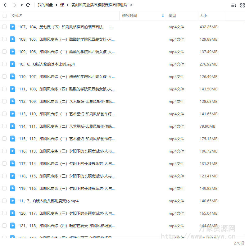 麦刻风商业插画旗舰课2022年ipad插画课【画质高清只有视频】