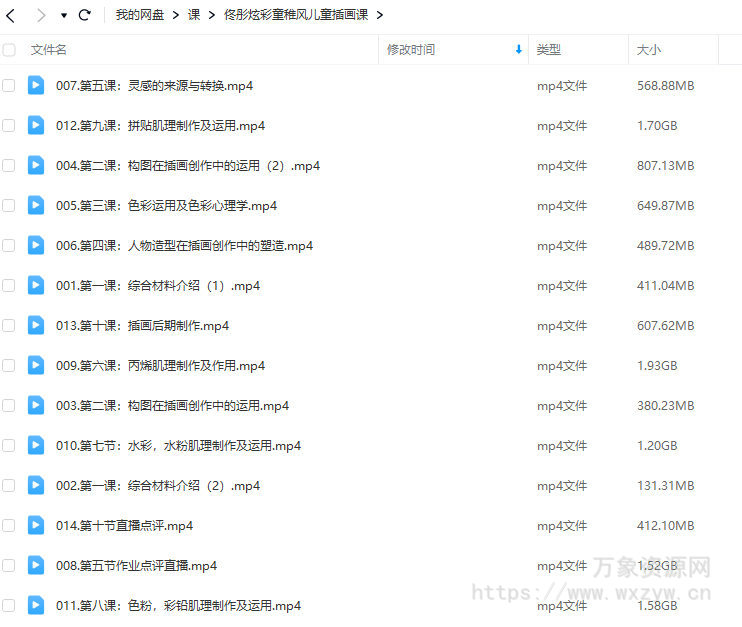 阿妹艺术2022佟彤炫彩童稚风儿童插画课【画质不错只有视频】