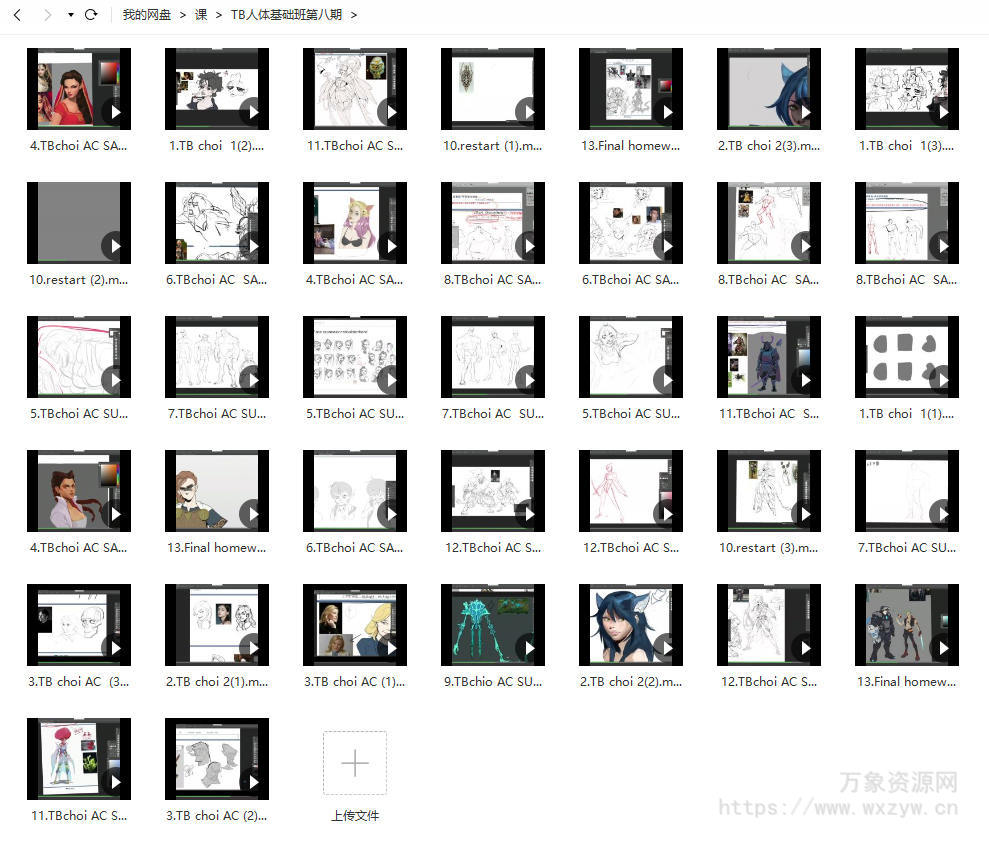 TBchoi人体基础进阶班第八期2020莱普斯LAELAPS【画质还行有笔刷】
