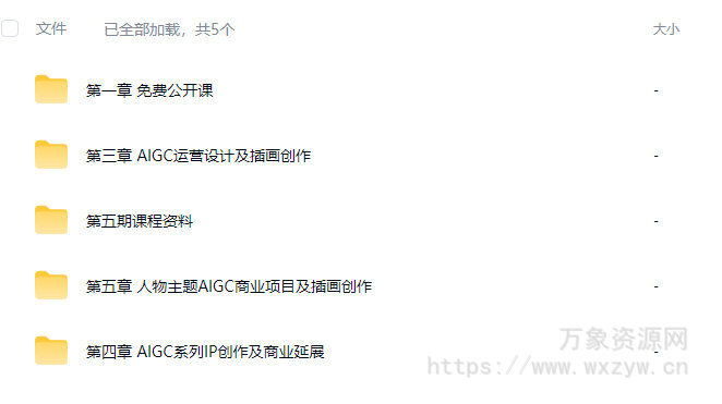 【缺】王云飞AIGC插画设计提效训练营第5期2025年结课【画质高清有素材】