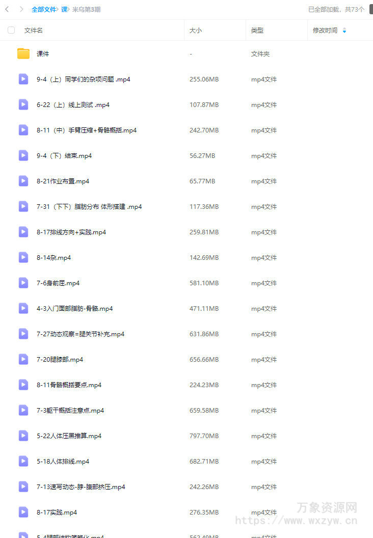米乌aaa人体结构塑造第3期2024【画质不错有大部分课件】