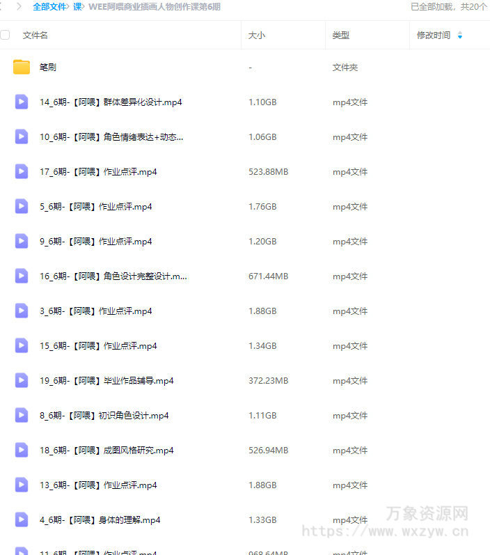 WEE阿喂商业插画人物创作2024第6期【画质不错有笔刷】