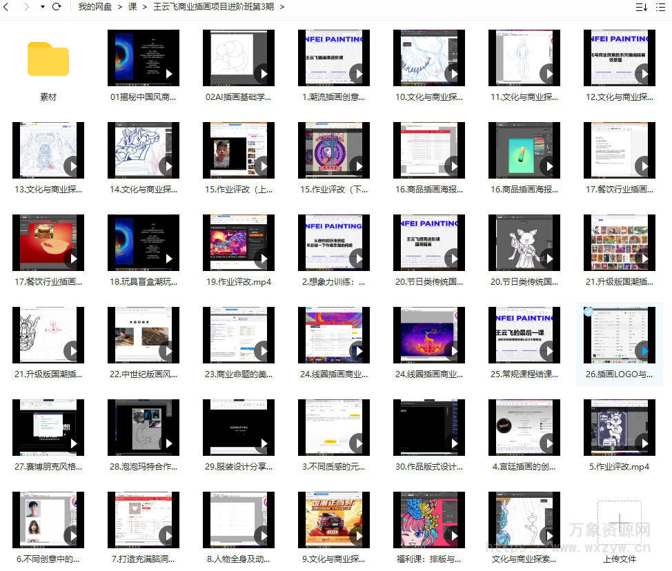 王云飞商业插画项目进阶班【画质不错有素材】