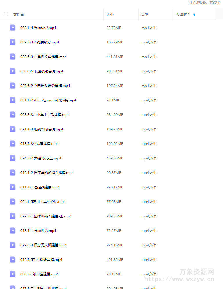 花轮Rhino7工业设计建模速成班2023【画质高清只有视频】