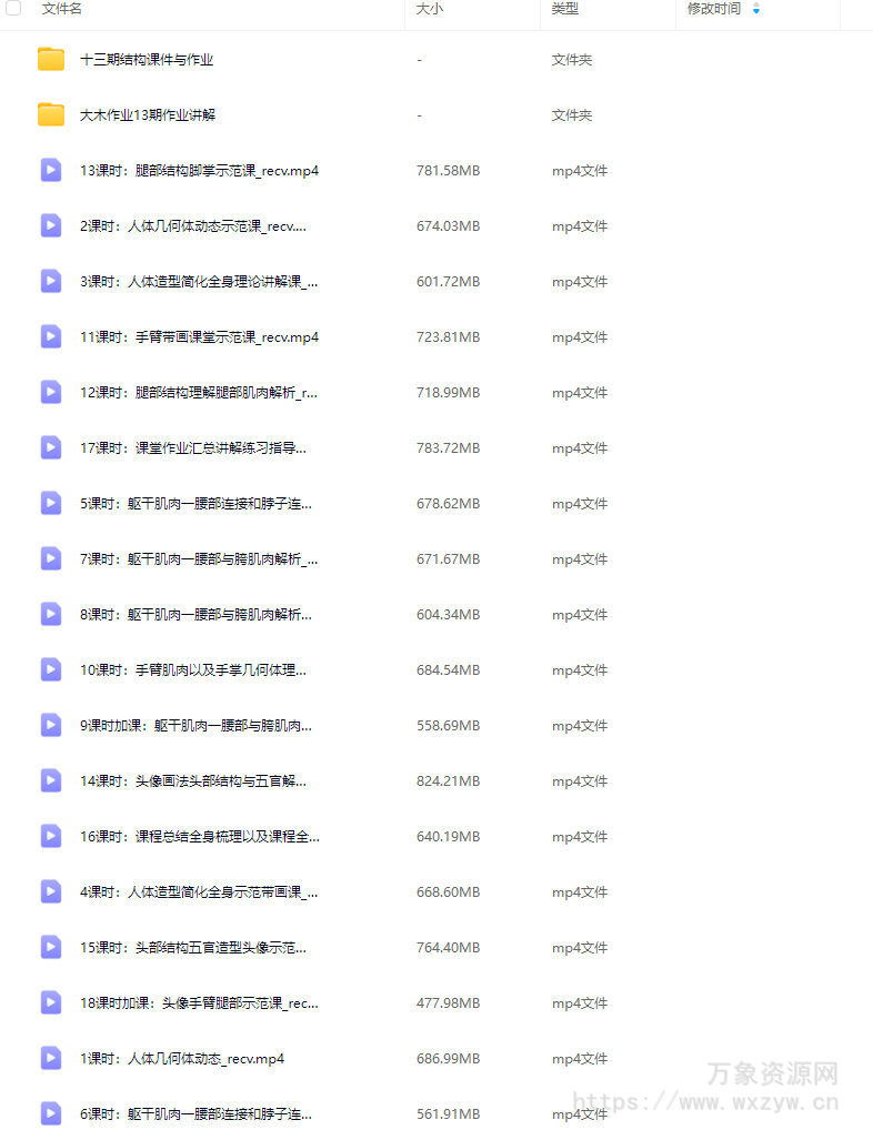 大木人体结构基础课第13期【画质高清有课件】