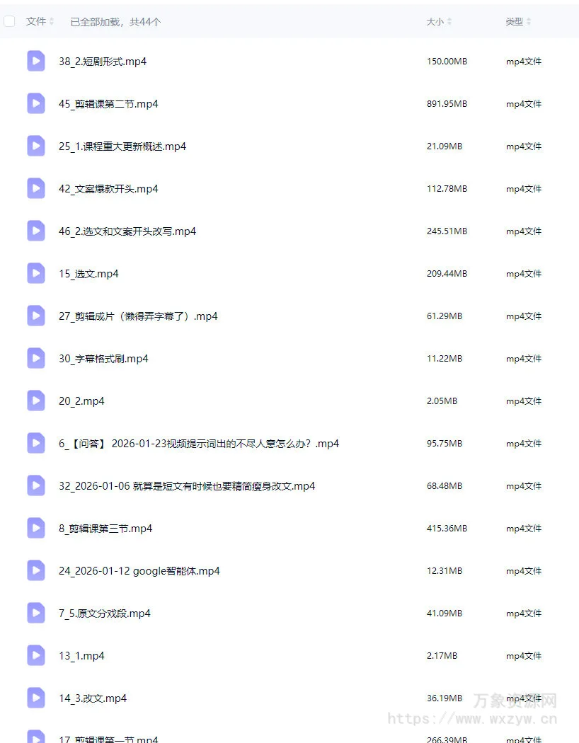 Ai漫剧班陪跑课2026从零开始做AI漫剧【画质高清只有视频】