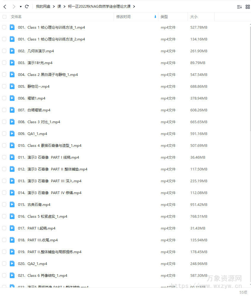 柯一正2022秋NAG自然学徒会理论大课【画质高清只有视频】