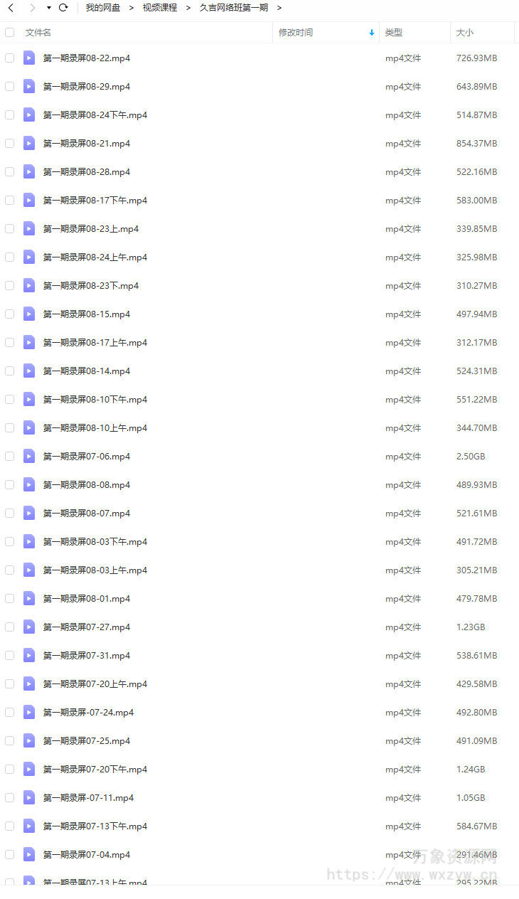 久吉原画网络班第一期【画质高清只有视频】