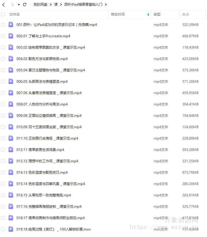 鲸字号西朴2022iPad插画零基础入门第13期【画质还行只有视频】