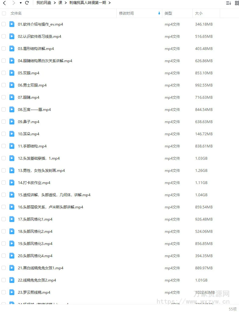 刺痛我真人转漫第1期2023年ipad插画课【画质高清有课件和笔刷】