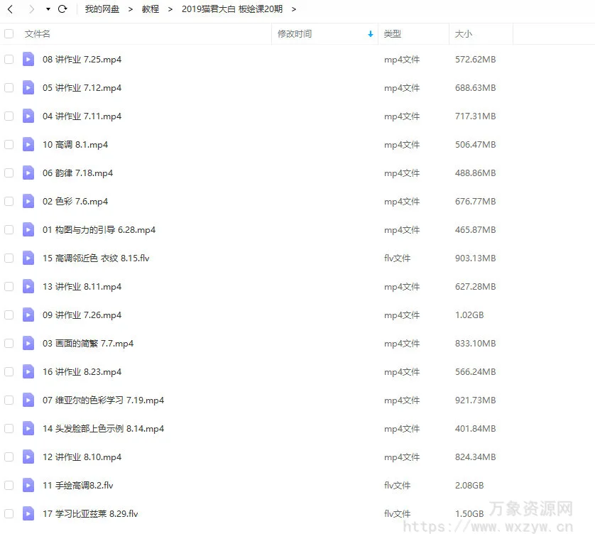猫君大白板绘课第20期2019【画质高清】