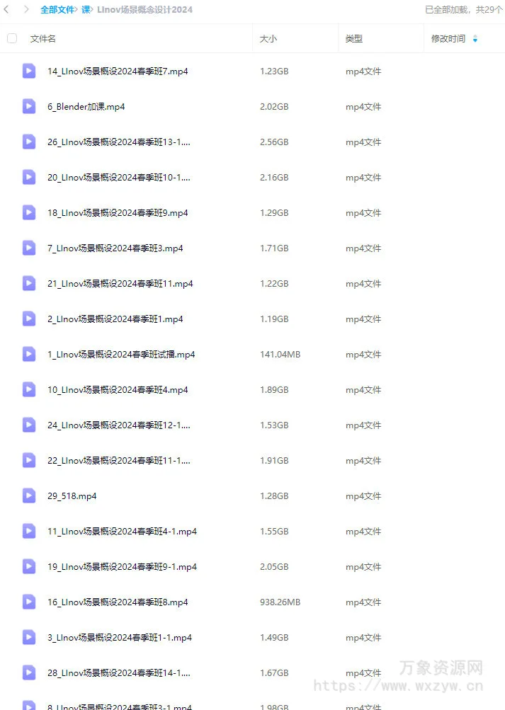 LInov场景概念设计2024年blender教程【画质高清只有视频】