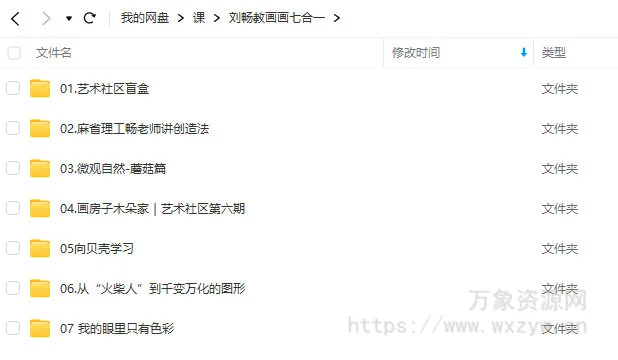 刘畅老师教画画七合一课程合集【画质还行只有视频】