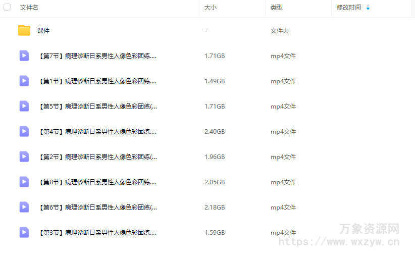 病理诊断日系男性人像色彩团练2025【画质高清有课件】