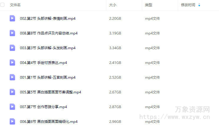 红鱿鱼精致黑白手绘插画班2025【画质高清只有视频】