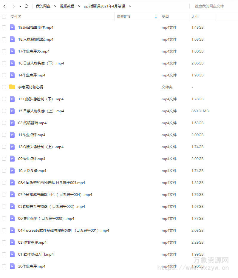 ppi2021年4月ipad插画课【画质高清】