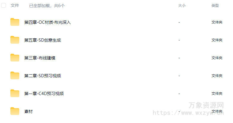 巧匠C4D+Stable Diffusi商业实战班2024【画质高清有大部分素材】