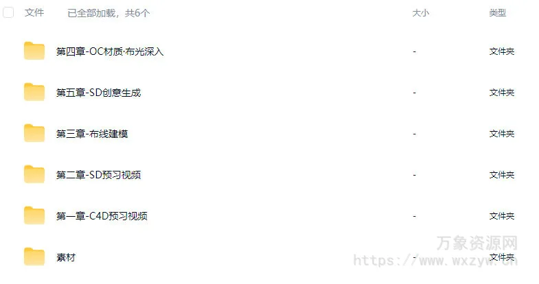 巧匠C4D+Stable Diffusi商业实战班2024【画质高清有大部分素材】