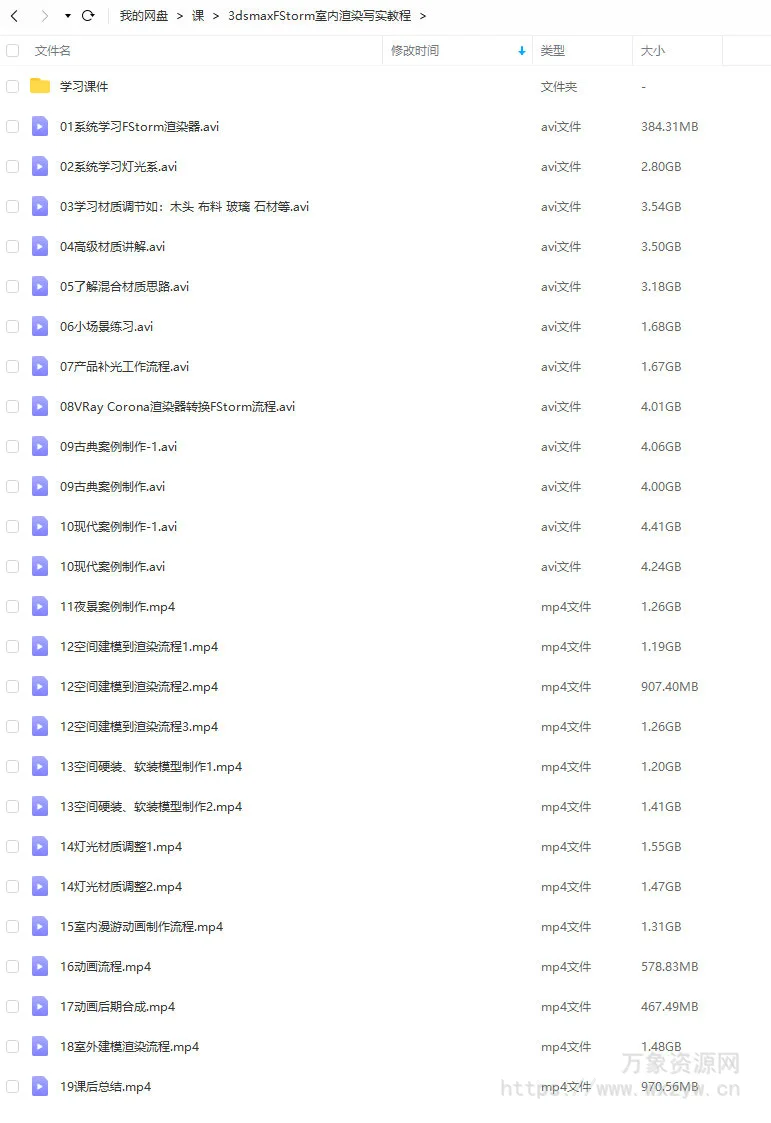 3dsmaxFStorm室内渲染写实教程【画质还行有部分素材】