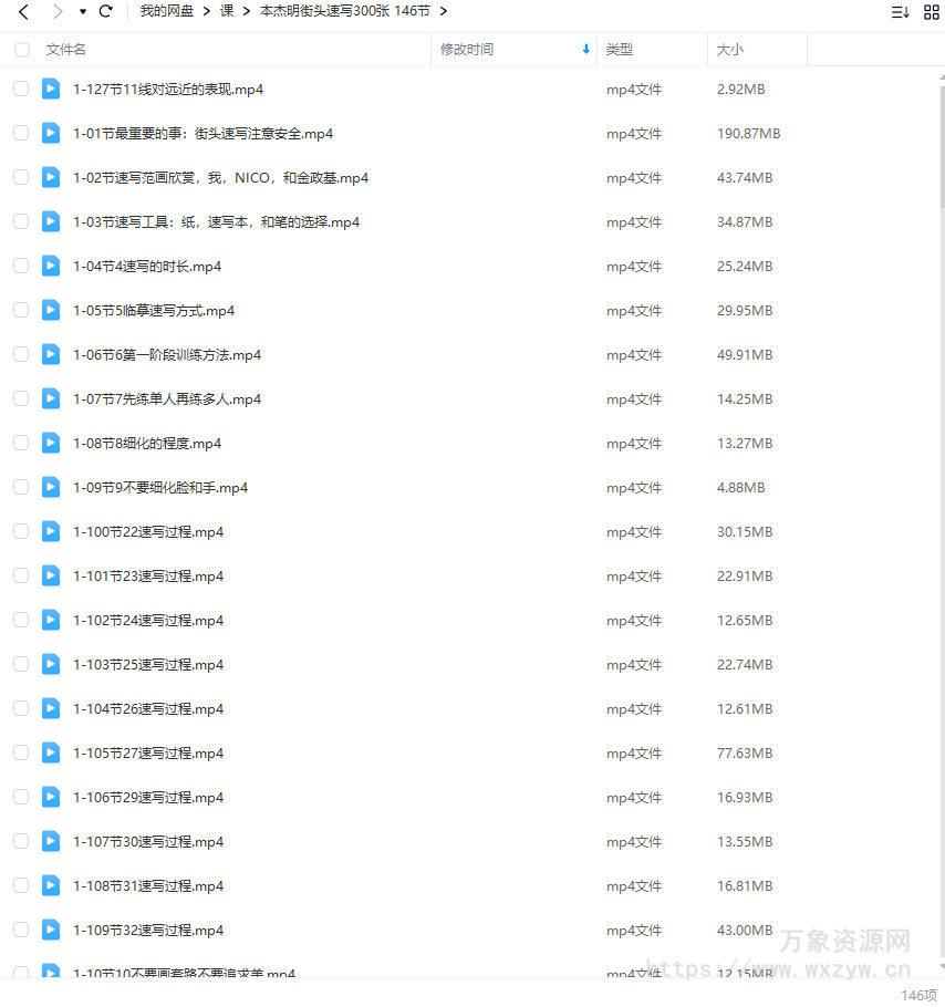 本杰明街头速写300张146节【画质不错只有视频】