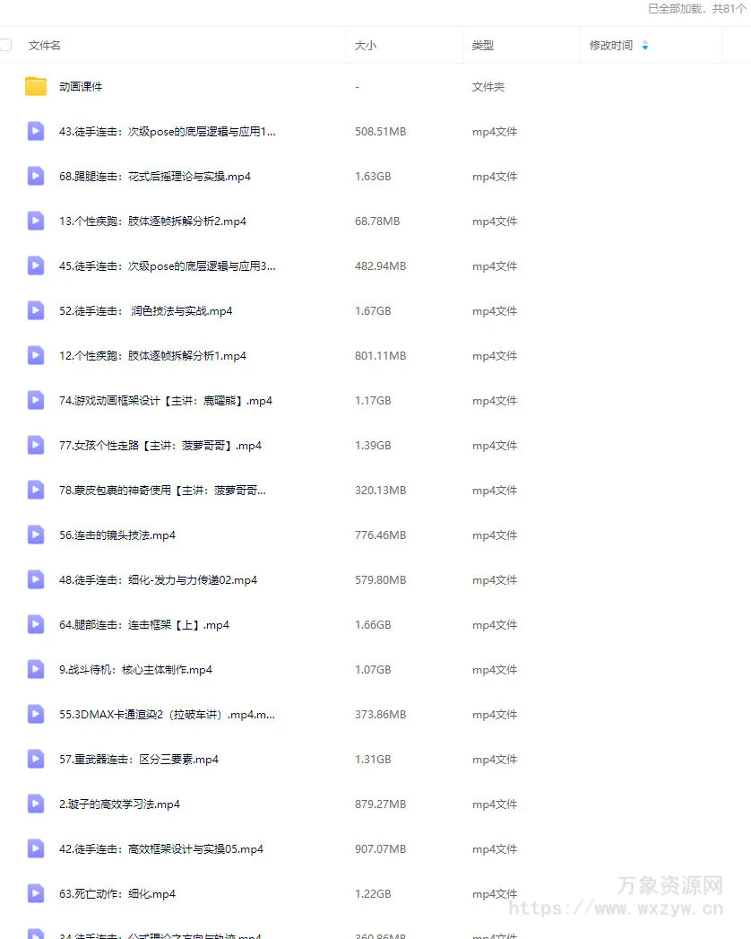 璇子精致动画核心设计2024【画质高清有大部分课件】