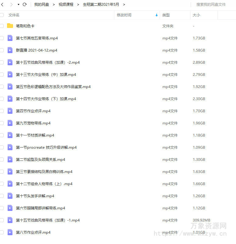 生秳ipad插画2021年5月结课【画质高清有笔刷素材】