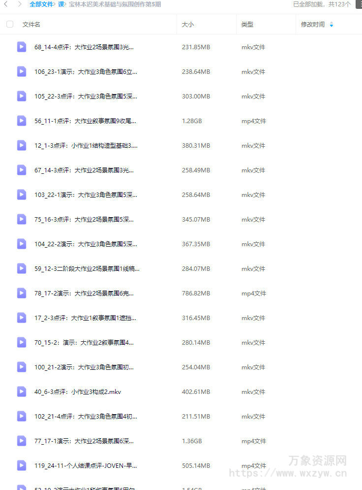 宝林本迟美术基础与氛围创作第5期2023年【画质不错只有视频】