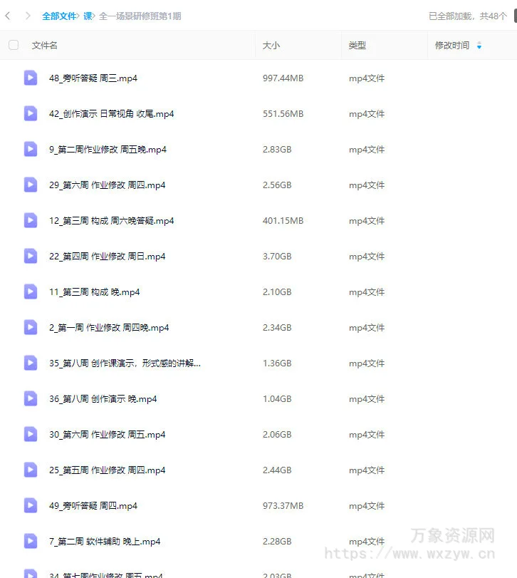 全一场景研修班第1期2024【画质不错只有视频】