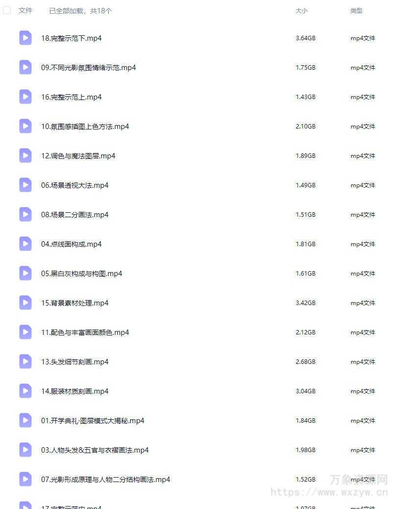 一颗大脆桃第5期二次元氛围感光影特训班2025【画质高清只有视频】