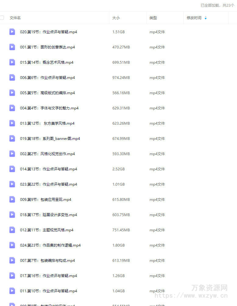 召物少年第12期视觉全案版式课2025【画质不错只有视频】