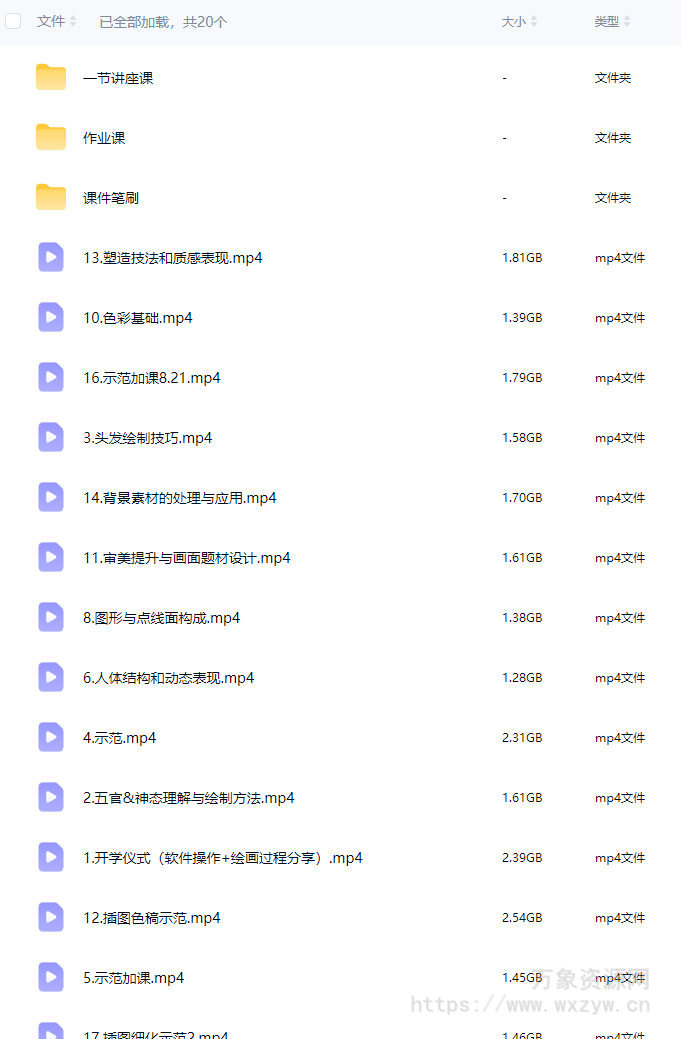 52hertzc有杉氛围感二次元人物插画班第1期2025【画质高清有课件笔刷】