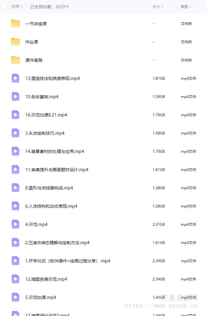 52hertzc有杉氛围感二次元人物插画班第1期2025【画质高清有课件笔刷】