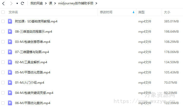 清空Midjourney创作辅助手册【画质高清只有视频】