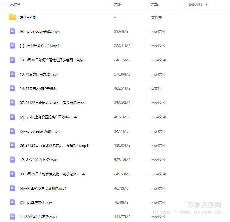 枭桜老师黑白漫画风格头像团练课2025【画质高清有课件笔刷】