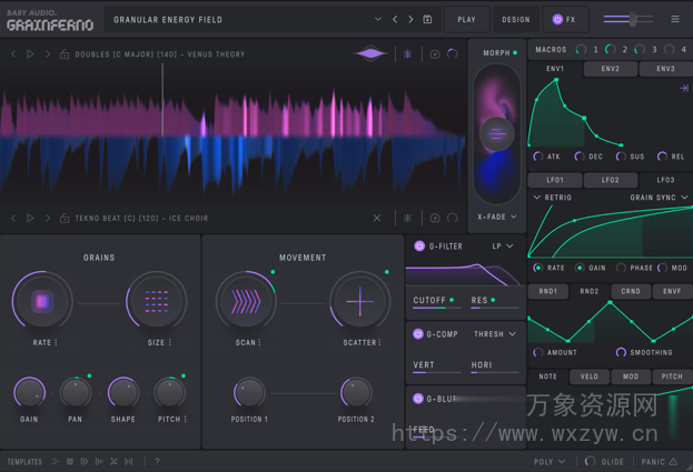[新一代颗粒合成器] BABY Audio Grainferno v1.0.0-R2R [WiN]（0.97GB）