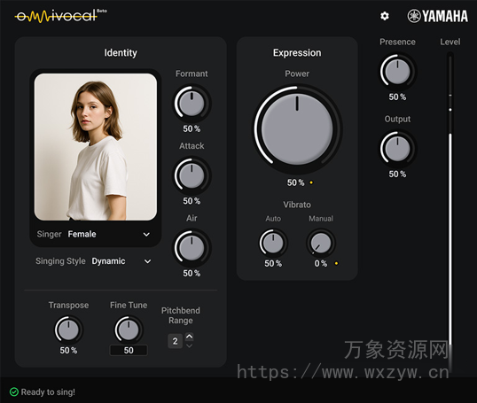 [AI人声解决方案] Yamaha Omnivocal v1.2.5 Beta Incl V.R Unlocker [WiN]（253MB）