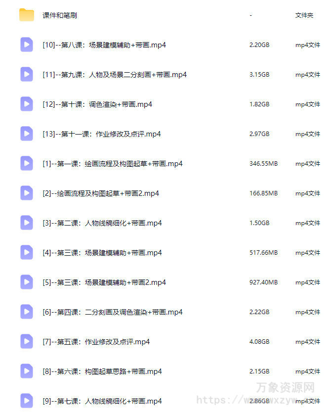 小铲赛璐璐插画专练课2025【画质高清有课件笔刷】