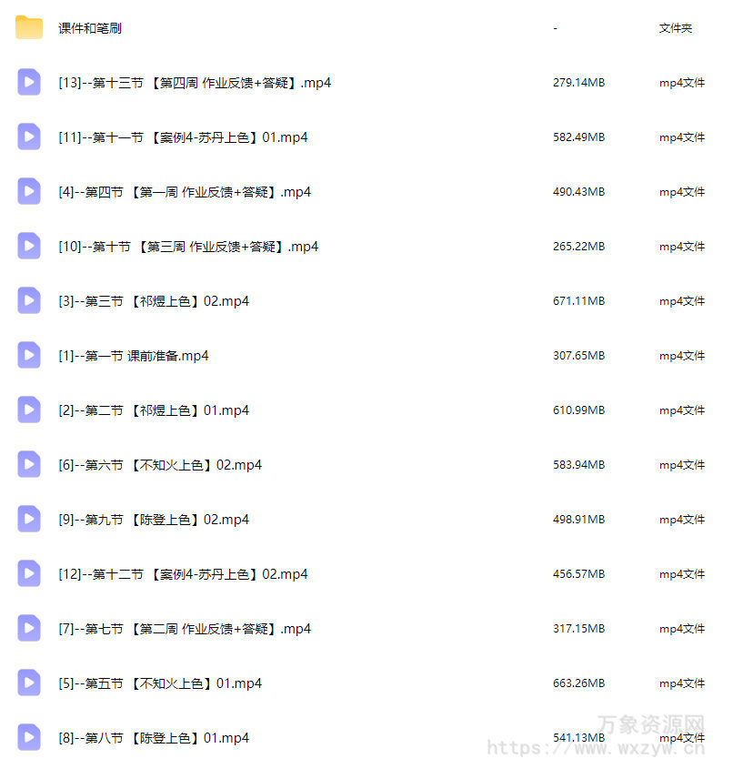 松霖长寂水彩人物头像上色团练第2期2025【画质高清有课件】